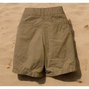 J. Crew Womens Chino Broken In Cotton Shorts Size 10 Beige Pockets